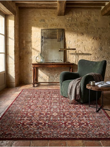 KADIMA DESIGN Teppich Kurzflor Strapazierfähig GLAZERT Berber Wohnzimmer in Rot