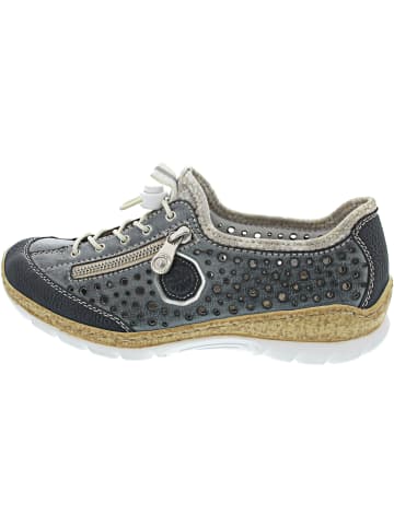 rieker sportlicher Schnürer Blau