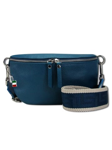 Florence Florence Gürteltasche Leder blau, mehrfarbig ca. 25cm breit