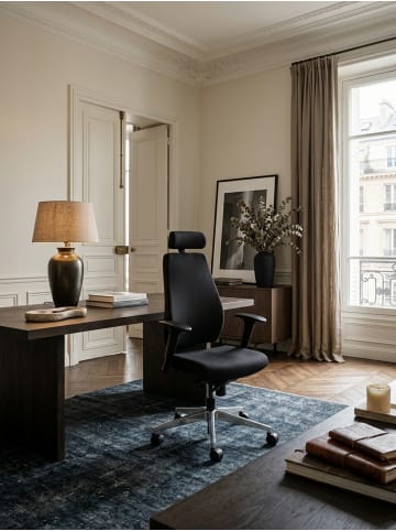 KADIMA DESIGN Bürostuhl | Stoff, Synchronmechanik Kopfstütze Wippfunktion