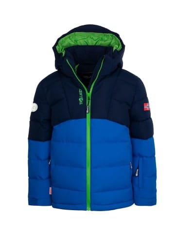 Trollkids Winterjacke "Gryllefjord" in Marineblau/Hellgrün