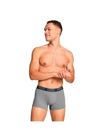 Puma Boxershort 2er Pack in Schwarz/Blau/Rot