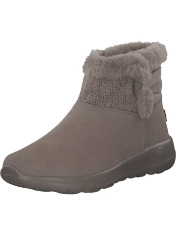 Skechers Stiefeletten in DARK TAUPE SUEDE