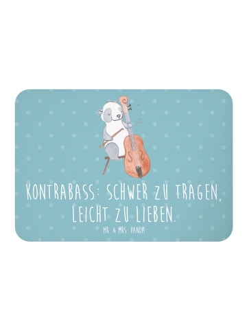 Mr. & Mrs. Panda Magnet Kontrabass Liebe mit Spruch in Meeresbrise