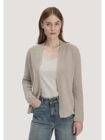 Hessnatur Hessnatur Strick Jacke Regular aus reiner Bio-Baumwolle in taupe