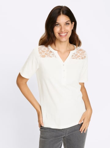 Sieh an! Kurzarmshirt in ecru