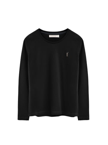 Polo Club Langarmshirt in Schwarz