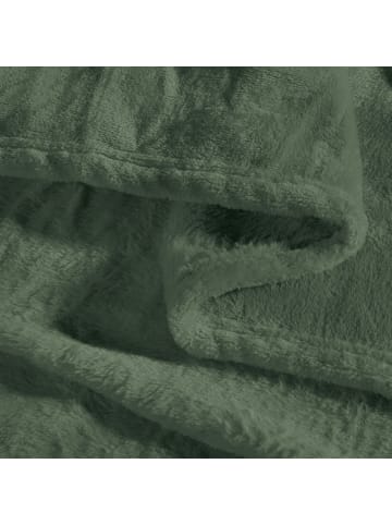 REDBEST Fleece, Microfaser Wohndecke Amarillo in salbei