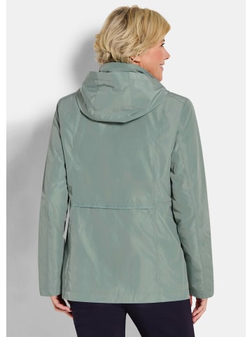 GOLDNER Freizeitjacke Outdoor-Jacke mit Kapuze in graugrün