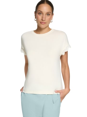 Zero  Shirt mit Spitze in Eggnog