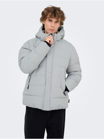 ONLY & SONS Daunenjacke in Mirage Gray