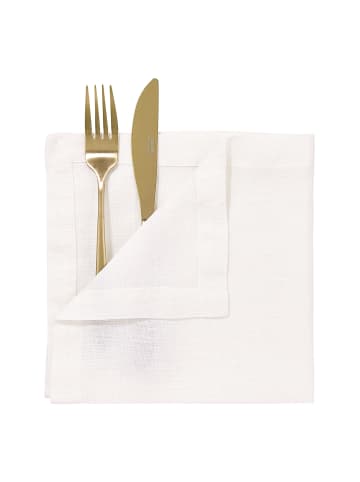 Butlers Serviette RIGA in Weiß