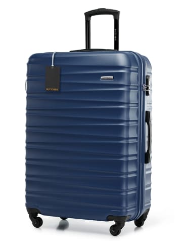 Wittchen LARGE SUITCASE FROM ABS WITH LUGGAGE TAG in Dark blue