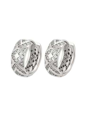 faina Women Huggie Earrings in Silver