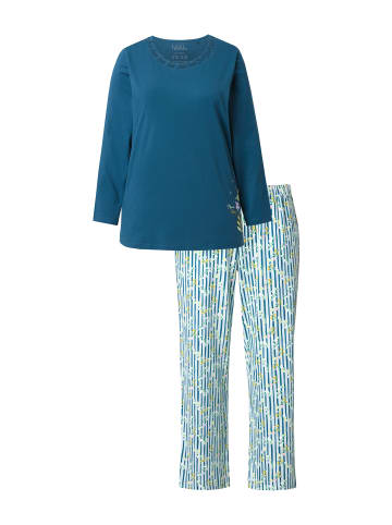 Ulla Popken Pyjama in petrol