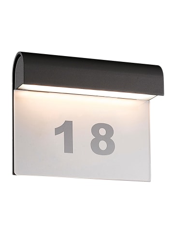 näve LED Außenwandleuchte "NOMBUS" in anthrazit - EEK G