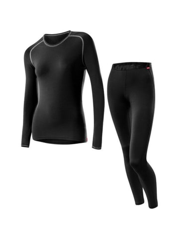 Löffler Unterwäsche set LANG TRANSTEX® WARM in Schwarz