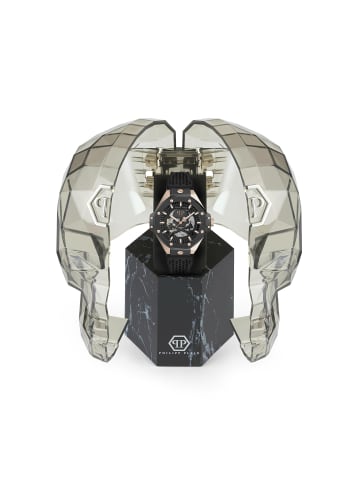 Philipp Plein Automatikuhr für Herren in Schwarz