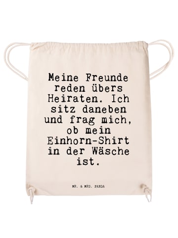 Mr. & Mrs. Panda Stofftasche Meine Freunde reden übers... mit Sp... in Creme