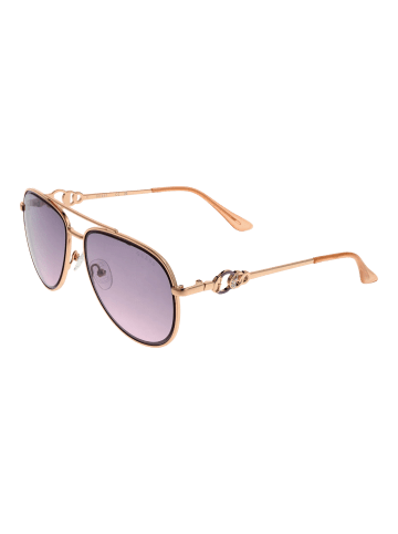Guess Frauen Sonnenbrillen Flieger Rose Gold