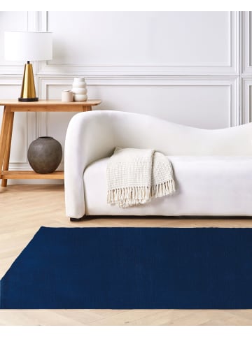 Beliani Kurzflor GESI II in Blau - (W) 160 x (H) 1 x (L) 230 cm