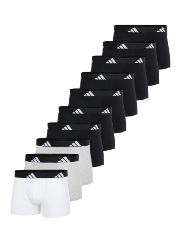 Adidas Sportswear Retro Short / Pant Active Flex Cotton in Schwarz / weiß / grau