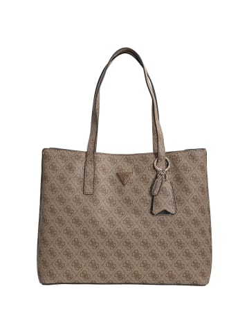Guess Meridian II Girlfriend - Shopper 37 cm (coal logo) in latte logo