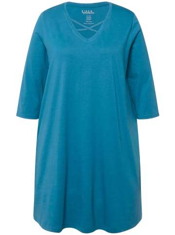 Ulla Popken Longshirt in ozean blau