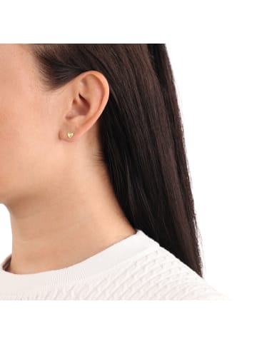 Amor Ohrstecker Gold 375/9 ct in Gold