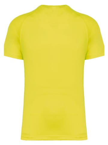 F4NT4STIC T-Shirt Halloween Boo Crew T-Shirt in fluorescent yellow