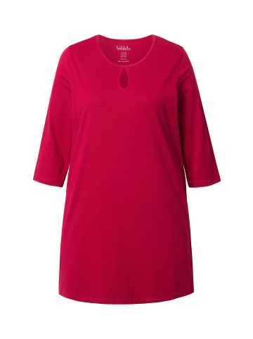 Ulla Popken Longshirt in rubinrot