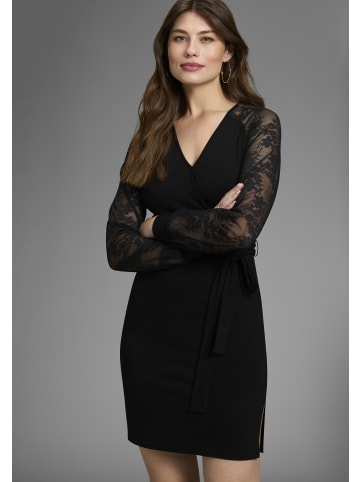 Laura Scott Spitzenkleid in schwarz