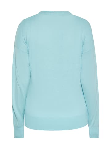 Albee Women Cardigan in Aqua