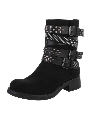 Ital-Design Stiefelette in Schwarz