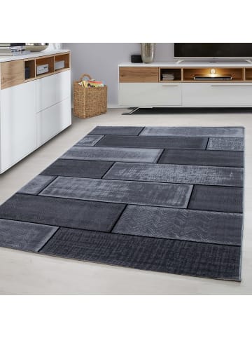 Teppich Boss Kurzflor Teppich Pago Schwarz