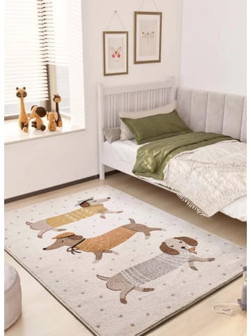 Atticgo Kinderteppich BEATS in weiß