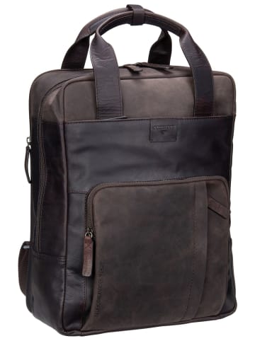 Strellson Rucksack Brick Lane Josh LVZ in Dark Brown