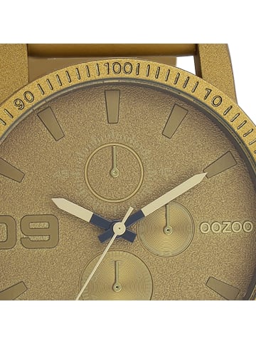 Oozoo Armbanduhr Oozoo Timepieces olive grün extra groß (ca. 48mm)
