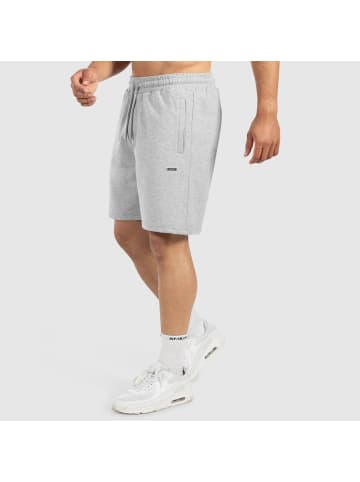 SMILODOX Shorts Edin in Grau Melange