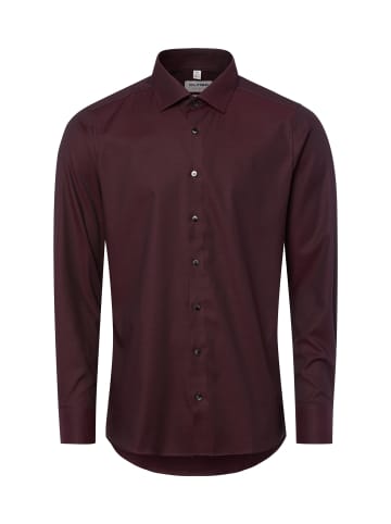 OLYMP  Businesshemd in aubergine - 0003