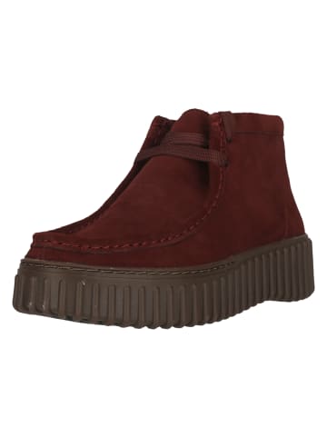 Clarks Schnürboots Torhill Moss in 4011D Burgundy Suede