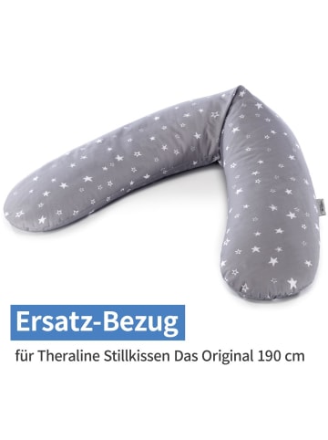 Theraline Ersatzbezug für Stillkissen Das Original 190 cm - Sternenhimmel in grau,motiv