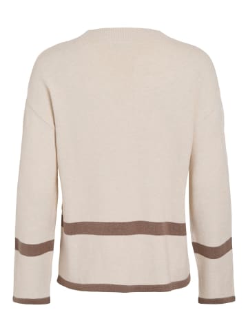 Vila Strickpullover in Super Light Natural Melan
