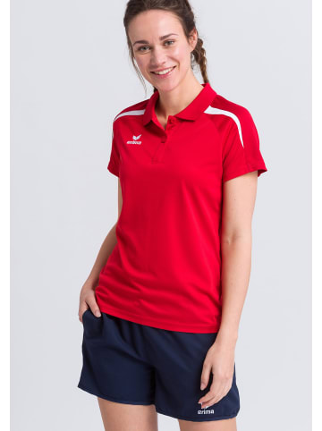 erima Liga 2.0 Poloshirt in rot/dunkelrot/weiss