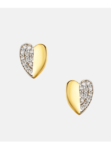 Diamant L'éternel Ohrringe aus 585 Gelbgold