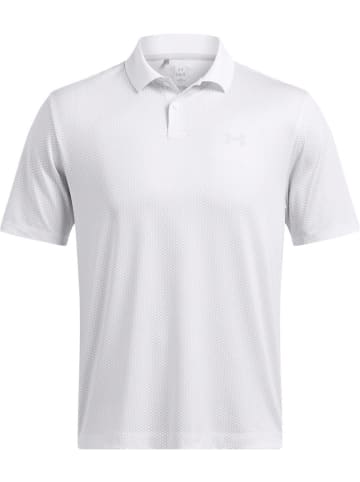 Under Armour Polo "Ua Matchplay Printed Polo" in Weiß
