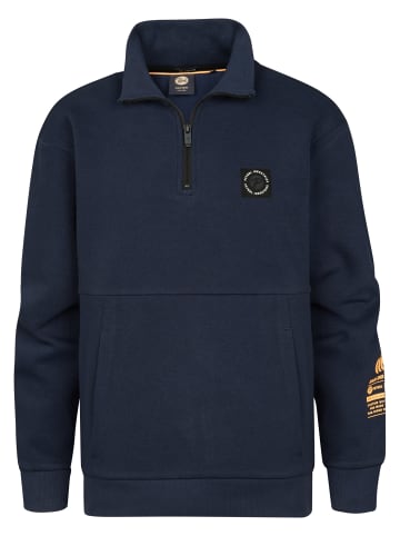 Petrol Industries Half-Zip Pullover Hermosillo in Blau