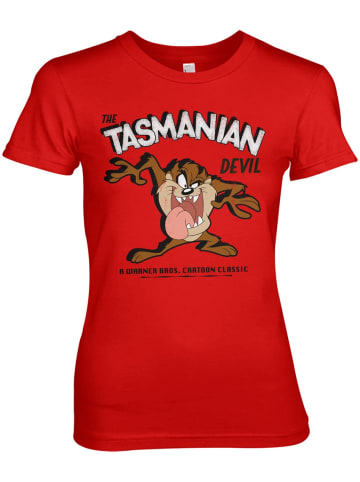 Looney Tunes Shirt "The Tasmanian Devil Girly Tee" in Rot