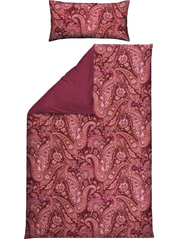 REDBEST Satin Bettwäsche in beere