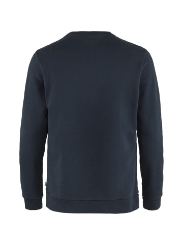 FJÄLLRÄVEN Pullover Fjällräven Logo Sweater in Marine